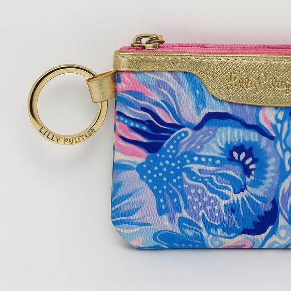Lilly Pulitzer Multi Colored ID Coin Purse - Picture 2 of 4